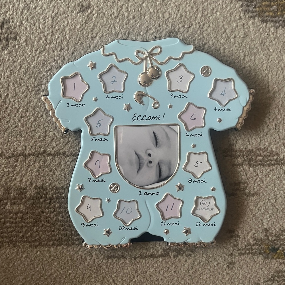 Photo Frame, Baby Blue , Baby Clothes new without tags